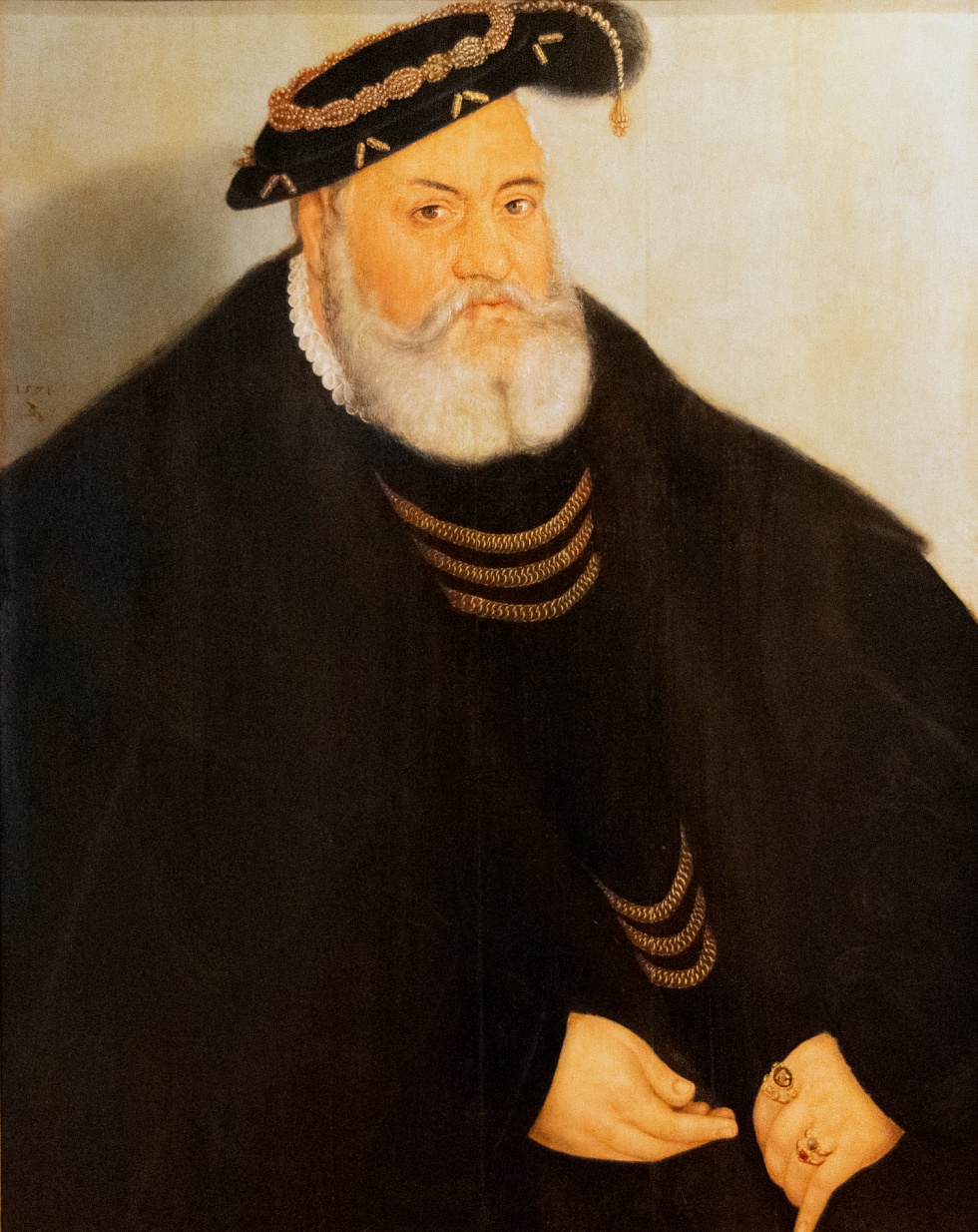 Lucas Cranach Młodszy, Portret księcia karniowskiego Jerzego Hohenzollerna,