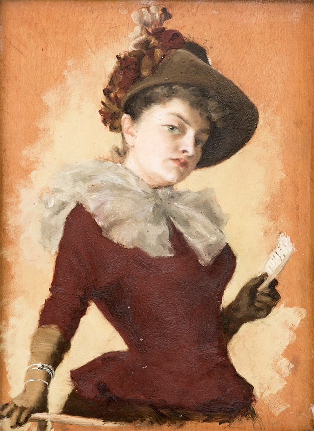 Maria Chmielowska, Autoportret, brak daty, kolekcja prywatna, fot. M. Jaroszewski, licencja PD, źródło: mewalunkiewicz.pl