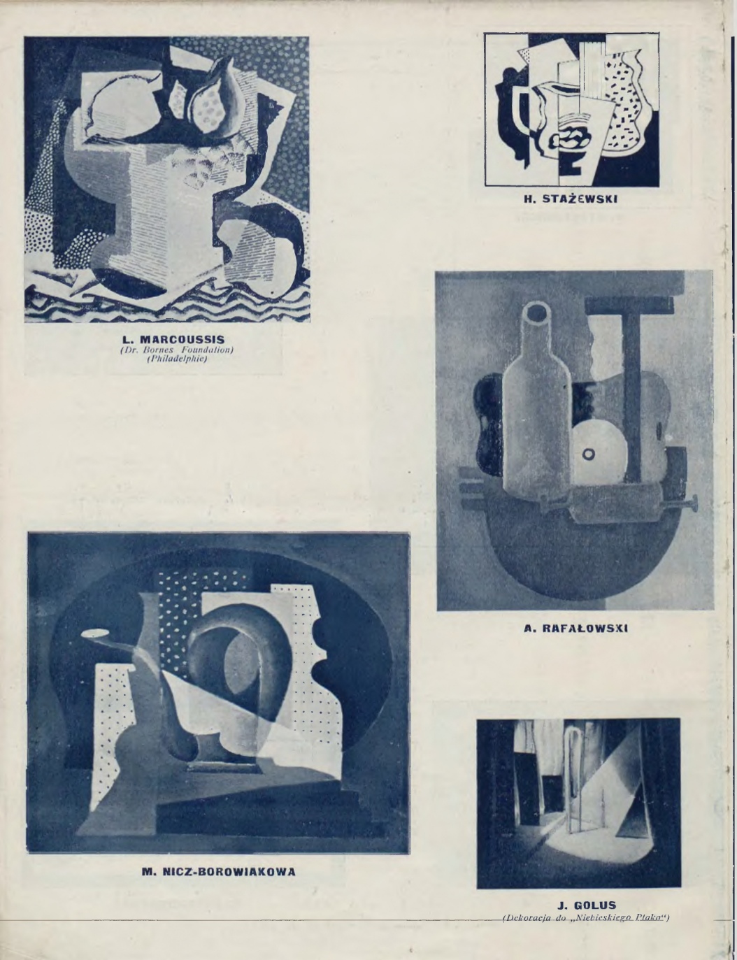 Obrazy reprodukowane w czasopiśmie „Blok & Kurjer Bloku” Obrazy reprodukowane w czasopiśmie „Blok & Kurjer Bloku”