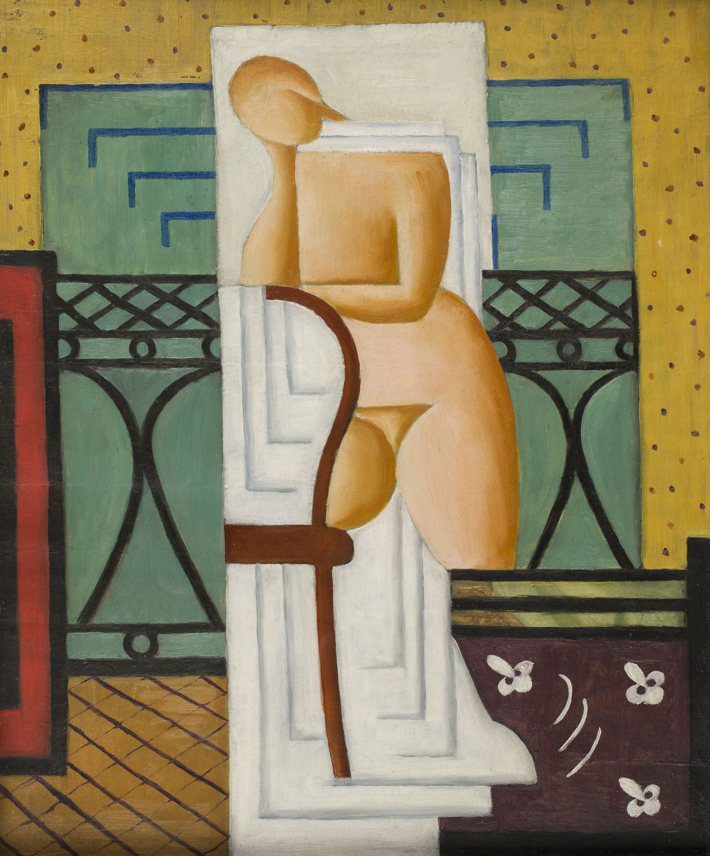 Maria Nicz-Borowiakowa, Akt, 1924, Muzeum Narodowe w Poznani Maria Nicz-Borowiakowa, Akt, 1924, Muzeum Narodowe w Poznani