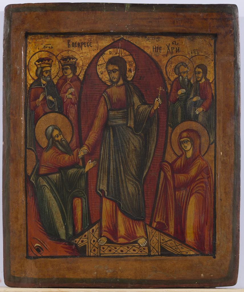 Ikona Zstąpienia Chrystusa do Otchłani, ok. 1800, Muzeum Ikon w Supraślu, dzięki uprzejmości muzeum