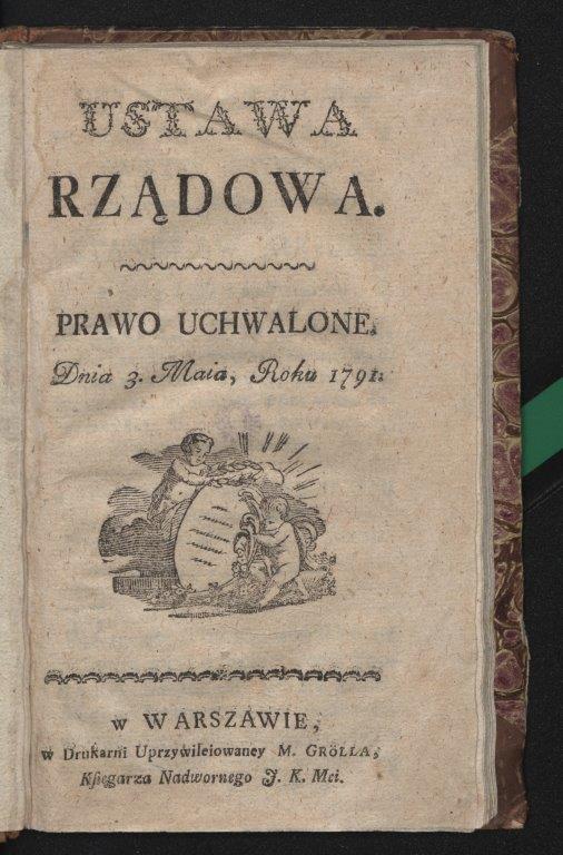 Konstytucja (1791), Biblioteka Narodowa, licencja PD, źródło: Polona