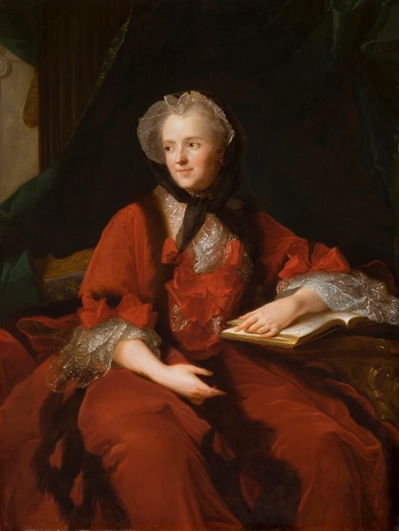 Jean-Marc Nattier (kopia), Portret Marii Leszczyńskiej, pocz. XIX w Jean-Marc Nattier (kopia), Portret Marii Leszczyńskiej, pocz. XIX w